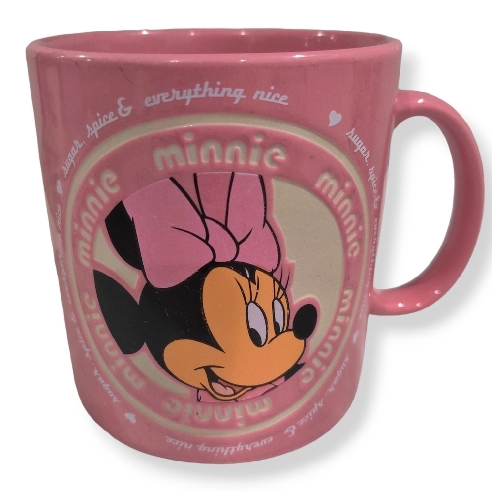 Minnie Mouse Pink Coffee Mug, Authentic Disney Parks Mug
